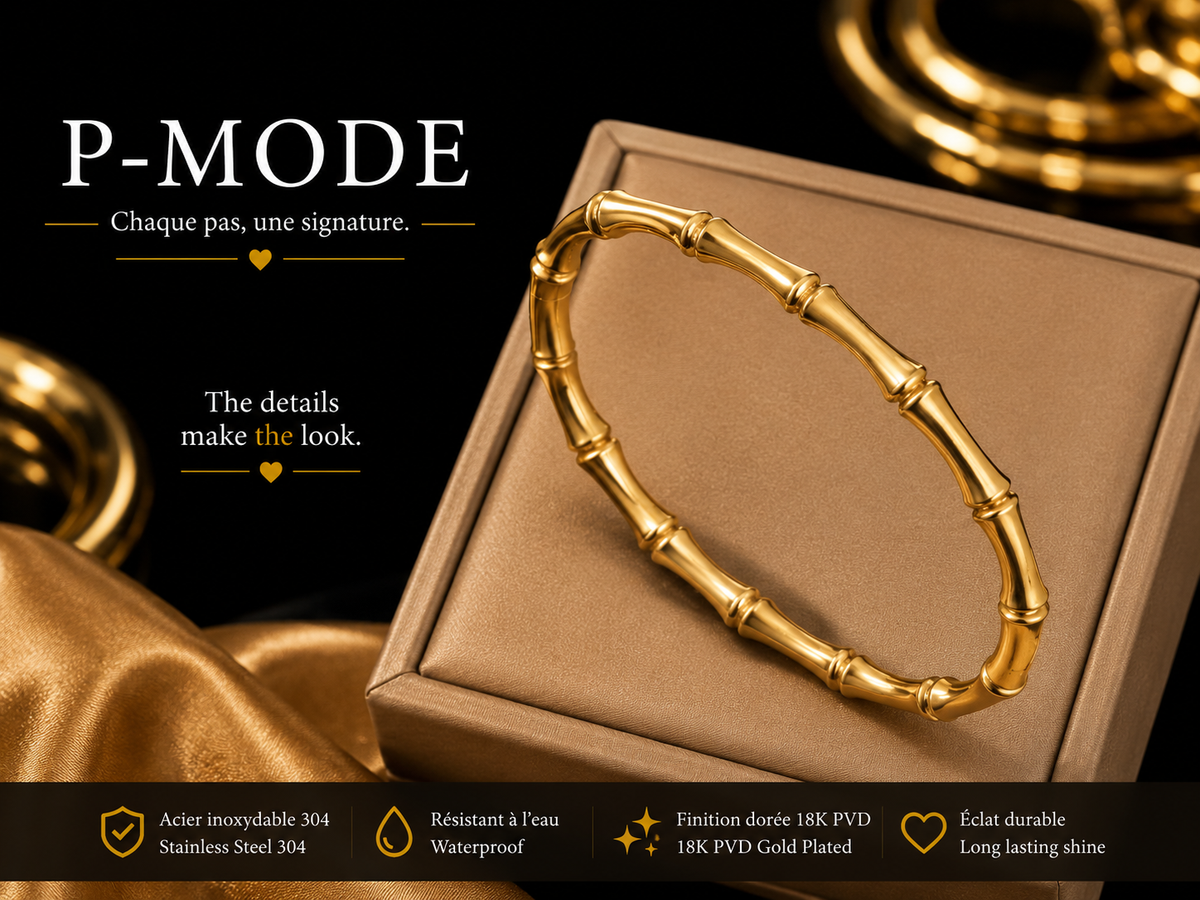 Golden Bamboo Bracelet
