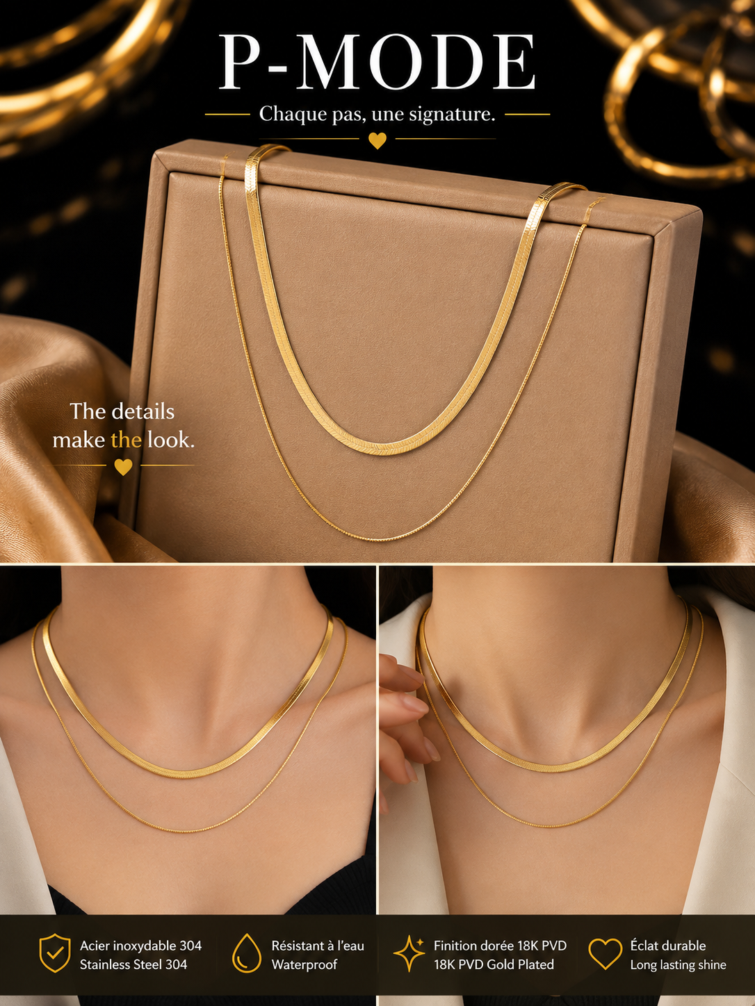AURÉA LAYERED NECKLACE