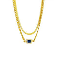 Le Blue Layers Necklace