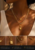 🔒 Le Secret Heart Necklace