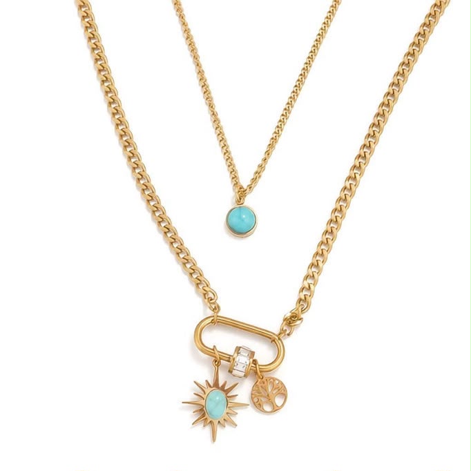 Le Soleil and Blue Necklace