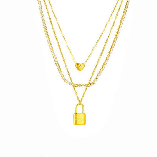 🔒 Le Secret Heart Necklace